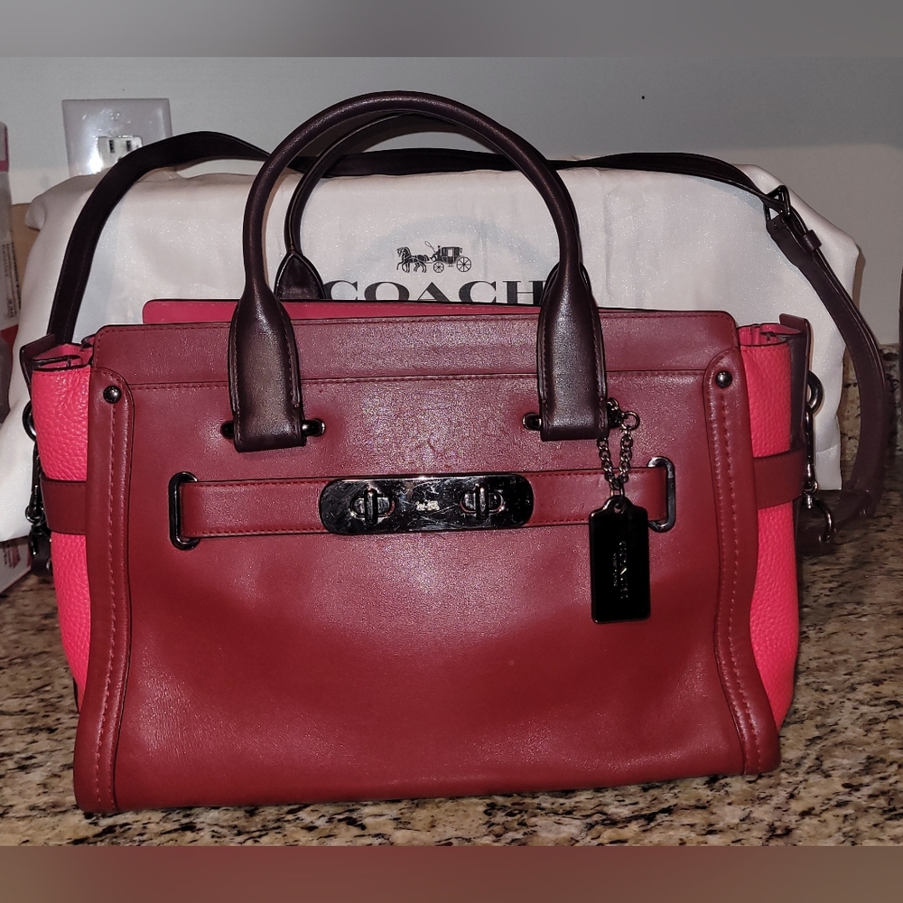 Coach Swagger Colorblock purse (large) - Sold